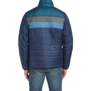 Blouson bomber unisexe à blocs de couleur, col rond, fermeture éclair, imperméable, coupe-vent, veste de printemps, doublure polyester/coton, coupe classique - Product Image 2