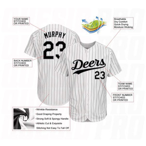Maillot de baseball brodé original, chemises de baseball par sublimation, logo cousu, numéro d'équipe personnalisé, qualité supérieure, respirant - Product Image 4