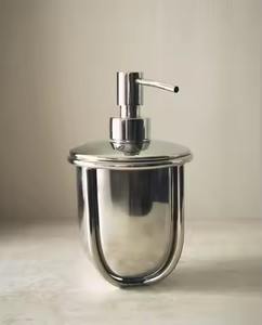 Dispensador de Jabón Líquido de Acero Inoxidable para Baño, Montado en Pared o Encimera, Calidad Hotelera - Product Image 2