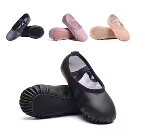 Venta al por Mayor de Zapatos de Ballet Ligeros y Suaves E2448 para Mujer, Cómodos, con Parte Superior de Satén Elástico, Forro de Algodón y Suela de Goma con Tacón Plano - Product Image 1