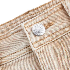 Jupe mini plissée décontractée en denim tricoté taille empire pour femme, bleu clair, respirante, antistatique, écologique, Sapeemo, collection 2026 - Product Image 3