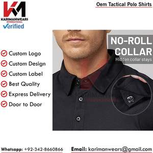Camiseta Polo Estilo Táctico para Hombre, para Paintball y Deportes al Aire Libre, Tejido Transpirable, Venta Directa de Fábrica - Product Image 5
