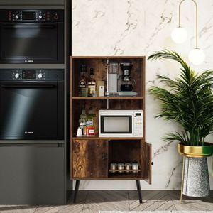 Libreria retrò a 2 livelli con design a 3 scomparti - Product Image 2