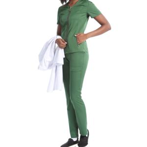 Custom Breathable Quick Dry Twill Medical <b>Scrubs</b> <b>Set</b> Unisex Doctor and Nurse Uniform Short Sleeve Unisex Medical <b>Scrubs</b> <b>Set</b> - Product Image 6