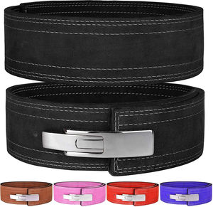 Cinturón de Cuero con Logotipo Personalizado para Gimnasio, Cinturón de Soporte para Levantamiento de Pesas y Fisicoculturismo para Hombre - Product Image 2