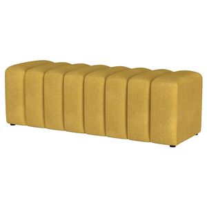 Panca Decorativa DelSur Giallo Senape, Sgabello e Pouf Imbottiti con Design Unico - Product Image 3