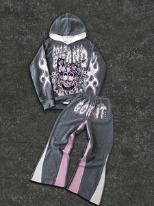Conjunto de Ropa Deportiva Moderna con Diseño de Estampado Único, Ideal para Fitness, Running y Comodidad Diaria - Product Image 1