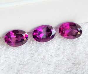Piedras Preciosas Sueltas de Rodolita Natural al Por Mayor - Piedras Púrpuras Facetadas de Forma Ovalada para Joyería, Todas las Formas y Tamaños Disponibles. - Product Image 4