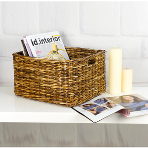 Minimal <b>Large</b> Handmade Rattan <b>Baskets</b> For Organizing Kitchen Accessories And Household Goods Eco Friendly Natural Rattan <b>Baskets</b> - Product Image 3