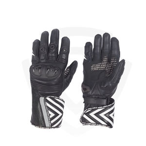 Guantes de Motociclismo de Cuero para Invierno, Diseño Personalizado, Protección Completa para los Dedos, Pantalla Táctil, Impermeables, Transpirables, Protección para los Nudillos, Unisex - Product Image 1