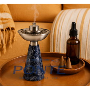 Quemador de Bakhoor Árabe Personalizado, Moderno, de Resina de Mármol, para Oud e Incienso, Aromático, Decoración para el Hogar y Hoteles, Fragancia de Verano - Product Image 4