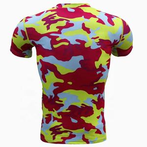 Customized <b>Camo</b> Sublimation Quick Dry Shorts Sleeve Compression <b>T</b> <b>Shirt</b> for <b>Men</b> Unisex Compression <b>T</b>-<b>Shirt</b> <b>Men</b> Slim Fit <b>T</b> <b>Shirt</b> - Product Image 4