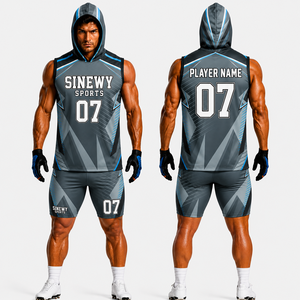 ชุดกีฬาดีไซน์ใหม่ Sinewy Sports เสื้อกีฬาแขนกุดคุณภาพสูงสำหรับผู้ชาย ชุดยูนิฟอร์ม 7v7 ปี 2026 - Product Image 1