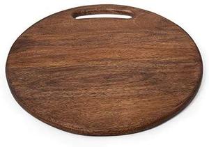 Nouvelle arrivée, plaque à pizza ronde en bois naturel pour restaurants et hôtels personnalisés, plateau de service à pizza en bois à vendre - Product Image 6