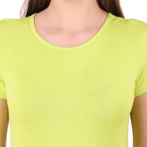 เสื้อยืดออกกำลังกายผู้หญิงจากไม้ไผ่ที่ยั่งยืน น้ำหนักเบา ระบายอากาศได้ดี เหมาะสำหรับใส่ในยิม - Product Image 1