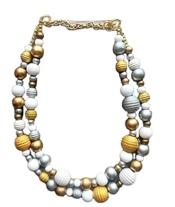 Collar de Cuentas de Resina Hecho a Mano, Diseño Bohemio Multicolor, Joyería Elegante para Mujer, Ideal para Fiestas - Product Image 2
