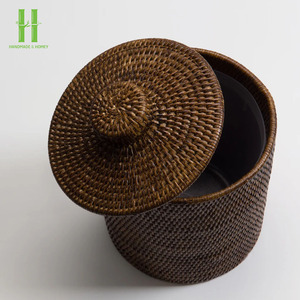 Hot Selling Natural Rattan Wicker Modern Design Storage <b>Basket</b> For Laundry Bedroom Storage Boxes & Bins OEM Rattan 2026 - Product Image 1