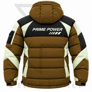 Hot Selling Custom Insulated Canvas Stand Collar Puffer Jacket Wholesale Winter <b>Bubble</b> <b>Coat</b> Private Label OEM Service - Product Image 2