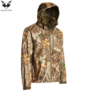 Chaquetas de Caza Impresas Resistentes al Viento para Adultos, de Alta Calidad, Servicio OEM ODM 2026, Precio de Fábrica, Poliéster/Nailon, Raccoon - Product Image 5