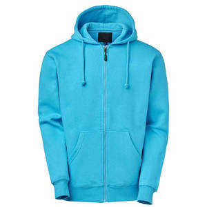 Sweat-shirts tendance pour hommes en molleton 100% coton avec cordon, logo personnalisé, grandes tailles, fermeture éclair - Product Image 4