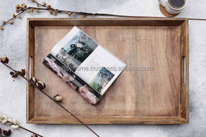Rectangle Wooden Storage <b>Tray</b> Customized Wooden Storage <b>Tray</b> Wholesale Custom Printed Rectangle Wooden Storage <b>Tray</b> - Product Image 2