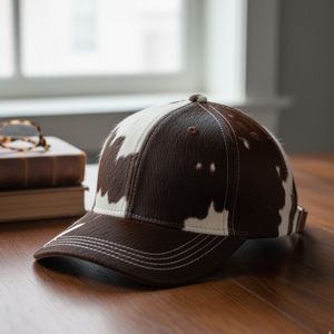 Casquette de baseball en cuir de vachette, chapeaux de cowboy Oxford, chapeaux de pêche et d'aventure pour l'extérieur, qualité supérieure, marque privée, chapeaux western en gros - Product Image 4