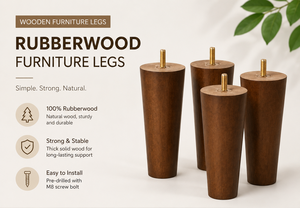 Solid Wood Tapered Round Furniture <b>Leg</b> <b>for</b> Chair <b>Sofa</b> Bed Minimalist Design Living Room Replacement Feet Solid Wood <b>Sofa</b> <b>Leg</b> - Product Image 3