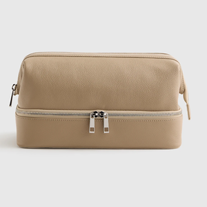 Trousse de toilette homme grande capacité personnalisée avec porte-brosse à dents, sac de voyage fitness portable et étanche pour rasage et cosmétiques, en promotion - Product Image 1