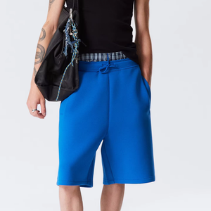 Shorts décontractés pour hommes en tissu technique Air Layer, taille élastique avec cordon de serrage, légers, personnalisables - Product Image 4