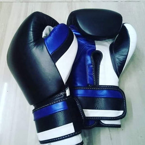 ถุงมือชกมวยหนังสีแดงเลือดหมู Econex Sports สำหรับผู้ใหญ่ แบบเต็มนิ้ว พร้อมลายพิมพ์วอเตอร์มาร์ค - Product Image 4