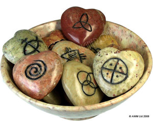 Corazón de Ágata Hecho a Mano con Tallado en Espiral, Imitación Antigua, Recuerdo para el Día de San Valentín, Regalo de Amor - Product Image 5
