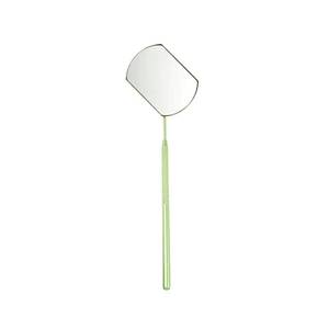Miroir grossissant mural Morje Surgical Green en acier inoxydable, à long manche, forme rectangulaire arrondie, pour extension de cils - Product Image 1