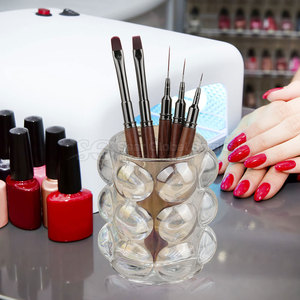 Ensemble de pinceaux pour nail art à détails fins avec virole sertie et pinceaux en nylon de plusieurs tailles pour dessiner des lignes et des motifs - Product Image 4