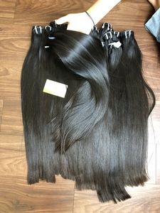 Cheveux humains de qualité supérieure non-Remy, lisses comme des baguettes, avec double trame machine, de la marque Minh Khang Premium Hair Vendor, au meilleur prix - Product Image 5