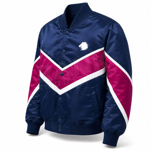 Chaqueta Varsity de Satén Ecológica en Oferta, Hecha con el Mejor Material, Diseño Superior, Chaqueta Varsity de Invierno de Satén - Product Image 3