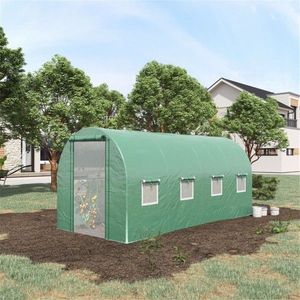 Mini Serra Moderna Facile da Montare con Struttura in Acciaio Zincato e PVC/PE per Uso Domestico e Giardino - Product Image 1