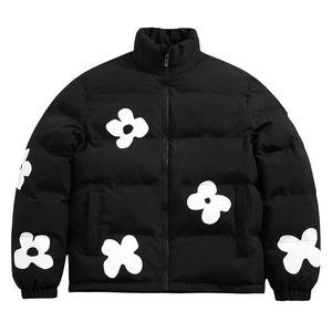 Blouson matelassé à col montant en toile enduite de haute qualité pour homme, chaud, respirant, écologique, idéal pour l'extérieur, nouvelle collection hiver - Product Image 3