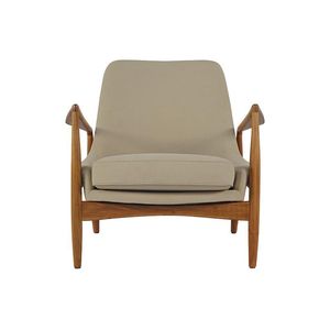 Fauteuil de salon en teck massif artisanal, imperméable, durable, avec coussin confortable pour une utilisation extérieure moderne, hôtels, jardins - Product Image 4