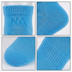 Blue Ankle <b>Socks</b> Solid Color Breathable Knitted Cotton for Adults Casual Daily Wear Summer Season - Product Image 4