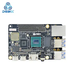 DEBIX ชุดเมนบอร์ดแบบกําหนดเองโปรเซสเซอร์ cpu ชุดคอมโบ เมนบอร์ดเดี่ยวอุตสาหกรรมพร้อม cpu onboard i.MX 8M Plus 1.8GHz