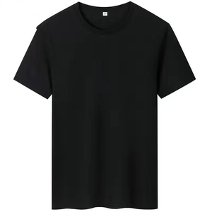 Camisetas de Manga Corta para Hombre, 100% Algodón, Cuello Redondo, Antiarrugas, Ecológicas, Transpirables, Marca de Moda, Tendencia, Blanco, Negro, Personalizadas - Product Image 3