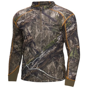 Men's Camouflage Long Sleeve Hunting Shirt Breathable Soft <b>Shell</b> Full Zip Top Autumn Wear - Product Image 5