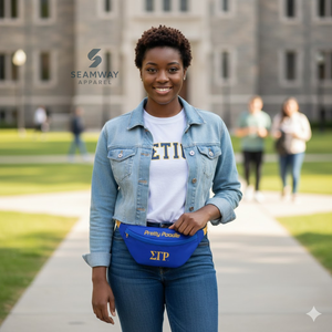 Riñonera Sigma Gamma Rho Sorority para mujer, bandolera de Cordura, riñonera para exteriores, cangurera utilitaria, riñonera informal - Product Image 4