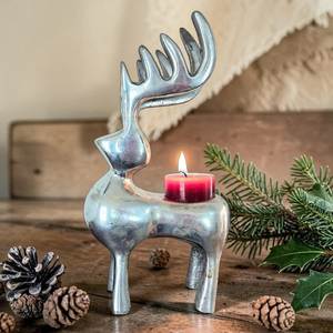 Christmas candle holder reindeer candle holder deer candle <b>stand</b> festive candle holder Christmas decor holiday candle holder <b>tea</b> - Product Image 4