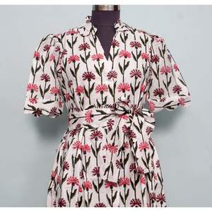 Vestido Casual de Verano para Mujer, de Algodón Premium, Suave y Dulce, Diseño Occidental, Corte en A, Cintura Natural, Largo Midi, Ecológico - Product Image 4