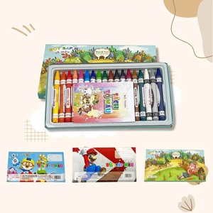 Lot de 18 crayons de cire multicolores personnalisables de qualité supérieure – Vente en gros à prix abordable - Product Image 3