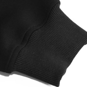 Sweat à capuche personnalisé 320 g/m² avec impression en relief, haute qualité, unisexe, streetwear, en coton uni, coupe ample, doublure polaire, oversize - Product Image 6
