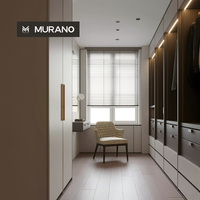 Meilleures ventes : Dressing modulaire sur mesure avec éclairage LED intégré, tiroirs latéraux et petite niche de dressing intégrée
