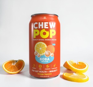 Digestive wellness drink prebiotic <b>boba</b> drink Strawberry lemonade 320ml avoid sunshine - Product Image 2