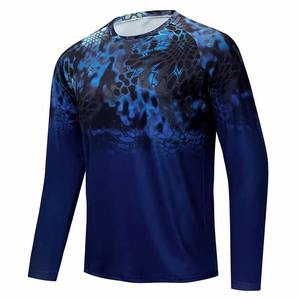 T-shirts à manches longues personnalisés, nouvelle mode, imprimés par sublimation, UPF 50, imperméables, pour la chasse, la pêche, unisexe - Product Image 1